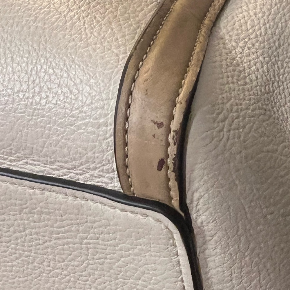Coach 2022 Pebble Leather Kristy Lexi Shoulder Bag Colorblock CA216 Chalk/Multi - Picture 15 of 16